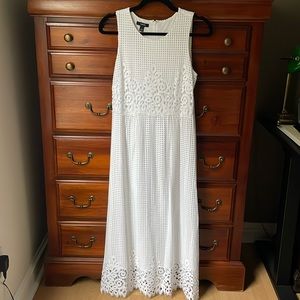 ALFANI dress, size 6 , white, lace, lightly worn